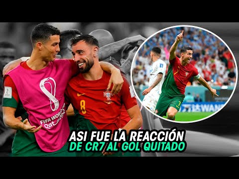 Así fue la REACCIÓN de CRISTIANO RONALDO ante el GOL que le QUITARON