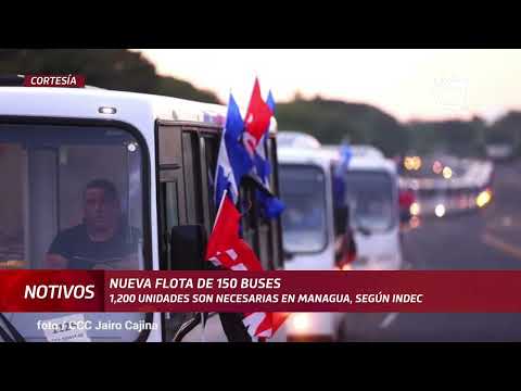 Unos 1,200 buses circulando evitaría exceso de pasajeros en Managua, según Indec