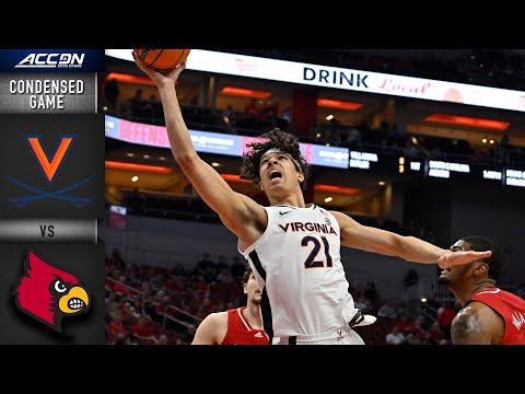 Acc Football Basketball 🏀 Virginia vs. Louisville Condensed Game | ACC Men’s Basketball (2021-22)