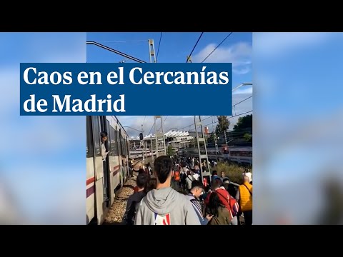 Caos en los Cercanías de Madrid tras el puente: La gente se desmayaba