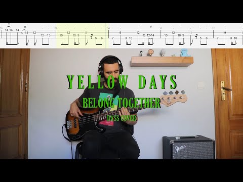 Yellow Days // Belong Together [Bass Cover + Tabs]