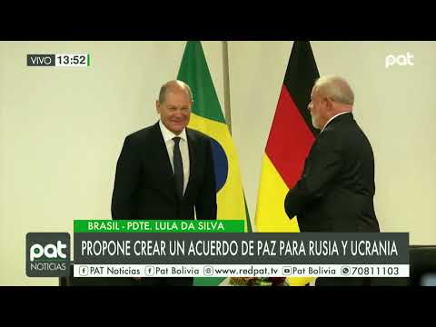 Lula Da Silva propone crear un acuerdo de Paz