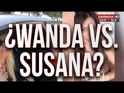 ¡Estalló la guerra entre Wanda Nara y Susana Giménez!