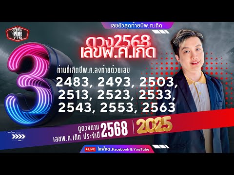 ดวงปี2568ตามเลขท้ายปีพ.ศ.248