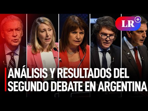 ¿QUIÉN GANÓ el SEGUNDO DEBATE PRESIDENCIAL en ARGENTINA?: JAVIER MILEI, Massa o Bullrich