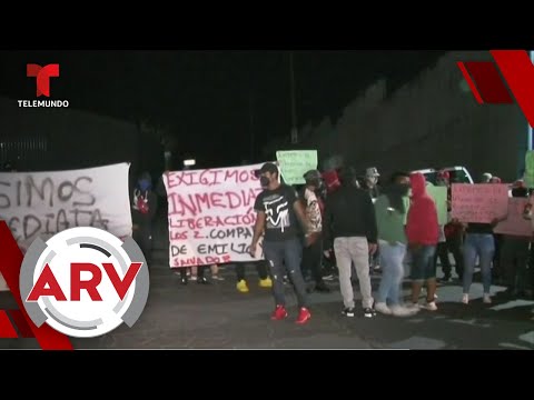 Manifestación termina en enfrentamiento en México | Al Rojo Vivo | Telemundo