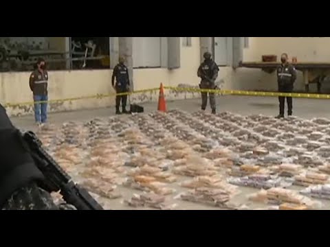 Más de tonelada y media de cocaína decomisada en Guayaquil