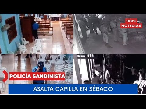 Policía asalta capilla en Sébaco para robarse equipos de radioemisora y canal de tv católico