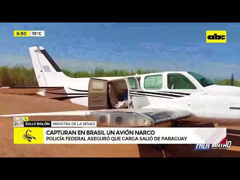Capturan en Brasil avión narco