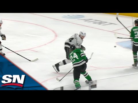 Hintz Goes Bar Down In Traffic To Give The Stars Early Lead Over Kings