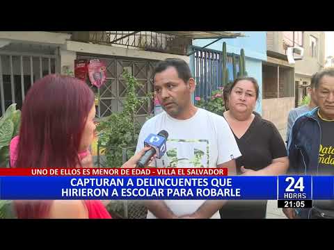 Villa El Salvador: capturan a delincuente que golpeó y robó a escolar
