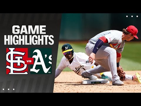 Cardinals vs. As Game Highlights (4/17/24) | MLB Highlights
