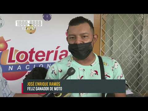 Lotería Nacional totaliza entrega de 57 motos con promoción de La Raspadita - Nicaragua