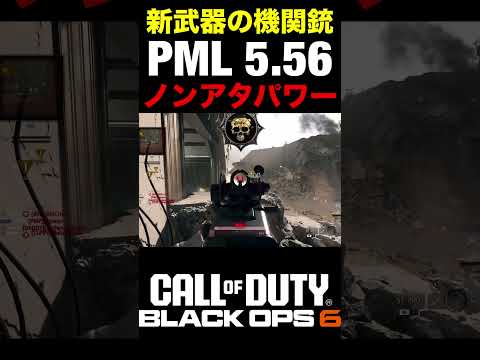 これが新武器の機関銃『PML 5.56』のノンアタパワー‼︎結構強い件【BO6新武器】