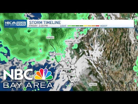 Bay Area forecast: Updated NorCal, local rain chances as cooler system arrives