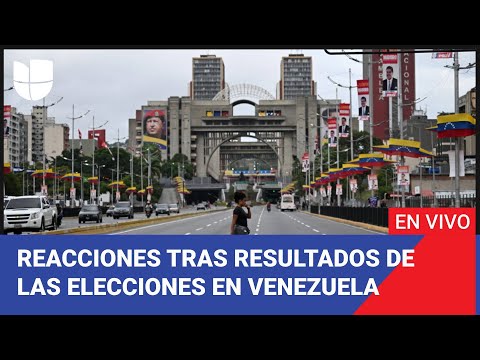 Edición Digital: Las reacciones tras los resultados de las elecciones en Venezuela