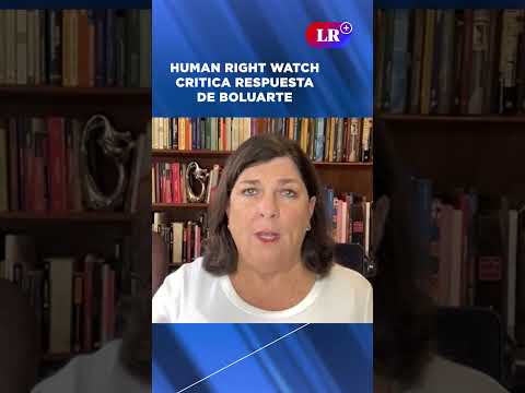 Human Rights Watch critica respuesta de Boluarte #shorts