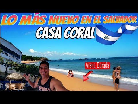 Increible Playa Dorada en El Salvador  CASA CORAL SALINITAS ¿ Ya conocias este lugar?