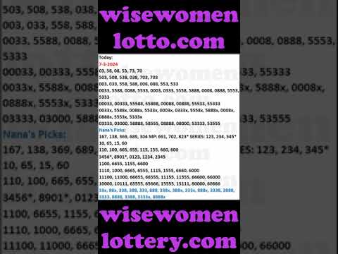 7-3-2024 #free #lotto #lottery #pick2 #pick3 #pick4 #pick5 Meet me on TikTok: @cynthialindsey