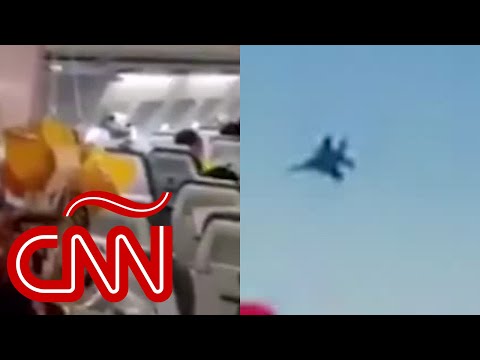 Dos aviones de combate de EE.UU. realizan maniobra peligrosa cerca de un avión de pasajeros iraní