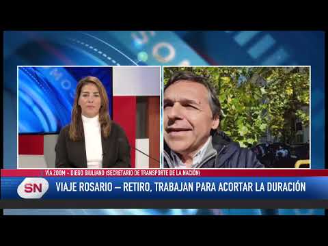 Tren Rosario   Retiro Trabajan para acortar la duración del viaje Entrevista a Diego Giuliano Secret