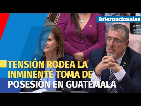 Tensión rodea la inminente toma de posesión en Guatemala
