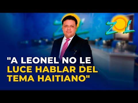 Aníbal Herrera Si hay algo que no le luce a Leonel, es hablar del tema haitiano