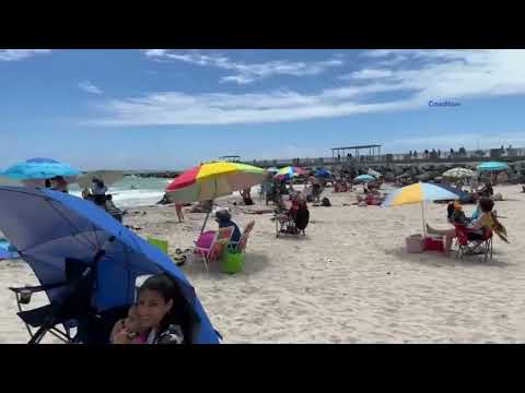 Labor Day en Miami Beach 2023; playa repleta