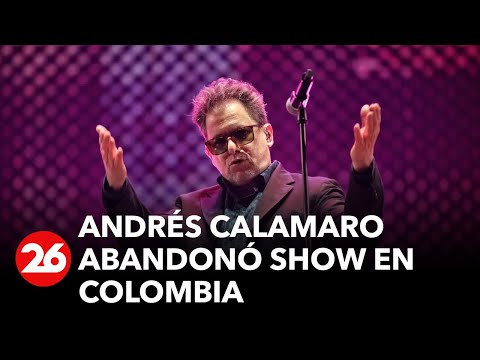 Andrés Calamaro explicó por qué abandonó el escenario en medio de un show en Colombia