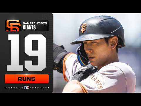 19-RUN GAME from the 샌프란시스코 자이언츠 (Jung Hoo Lee goes 5-for-6, Willy Adames grand slam ) | MLB 하이라이트