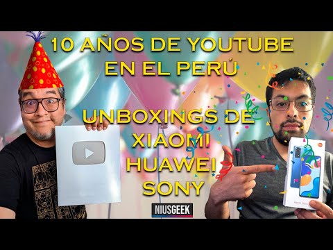 Los 10 años de YouTube en el Perú y un mar de unboxings de Xiaomi, Huawei y Sony