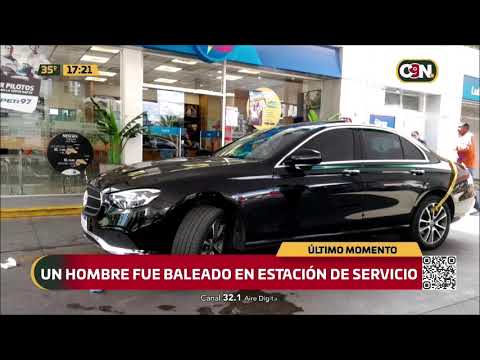 Hombre recibió una bala en una estación de servicios de Asunción