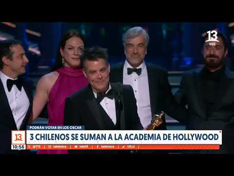 Tres chilenos se suman a la academia de Hollywood: Podra?n votar en los Oscar