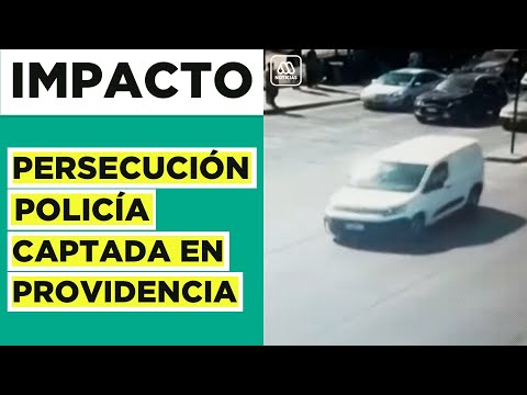 Compleja persecución policial en Providencia