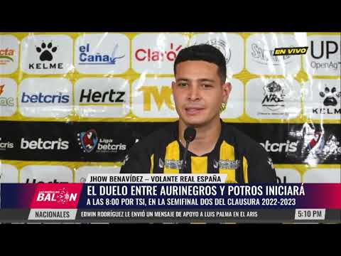 Jhow Benavídez y Julio Rodríguez hacen declaraciones a pocas horas del partido contra Olancho