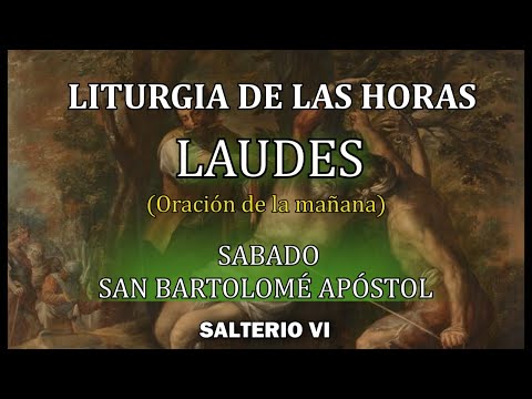 Oración de la mañana (LAUDES) Sabado 24 de Agosto 2024  Producción Crisol