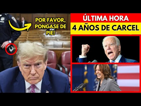 ÚLTIMA HORA!!! JUEZ ANUNCIA SENTENCIA PARA TRUMP: 4 AÑOS DE CARCEL! DEMÓCRATAS CELEBRAN!