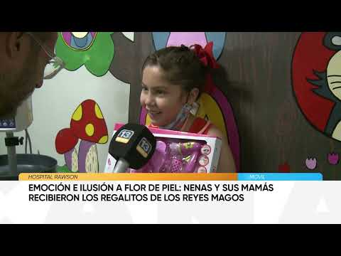 Emoción e ilusión a flor de piel: niños y sus mamás recibieron los regalitos de los Reyes Magos