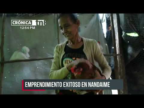 MEFFCA inaugura pequeña granja avícola, en comunidad de Nandaime - Nicaragua