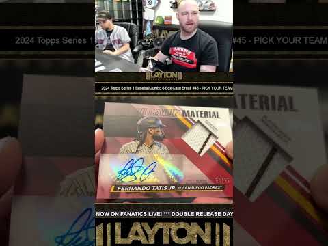 Fernando Tatis Jr Topps Series 1 Major League Material Jersey Auto