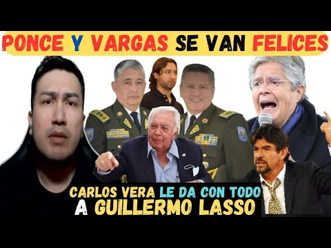 ESCALOFRIANTE Ponce y Vargas “Jubilados” | Carlos Vera le da con todo a Guillermo Lasso