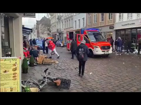 Al menos 2 muertos en Alemania atropellados por un automóvil en zona peatonal