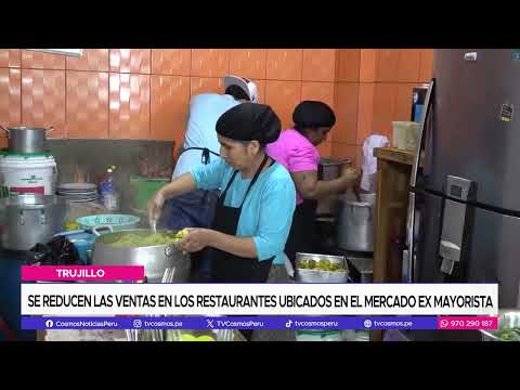 Se reducen las ventas en los restaurantes ubicados en el mercado ex mayorista