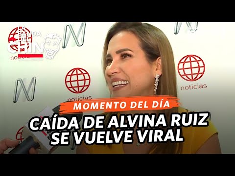 La Banda del Chino: Caída de la reportera Alvina Ruiz se vuelve viral (HOY)