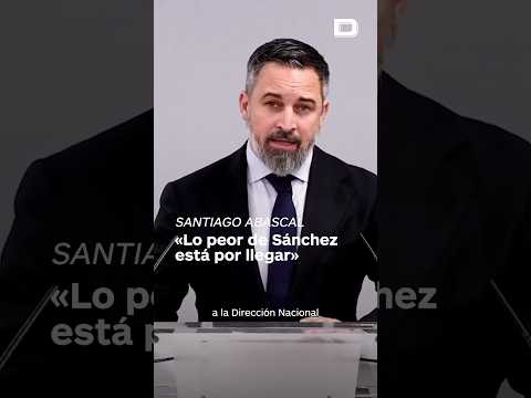 Abascal: «Lo peor de Sánchez está por llegar» #eldebate #españa #sanchez #vox