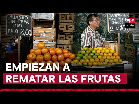 Mercado de Frutas: comerciantes ofertan productos ante la ola de calor