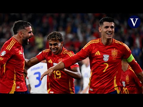 España atropella a Italia de camino a los octavos de final de la Eurocopa