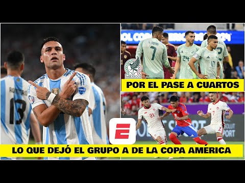 ARGENTINA IMPARABLE y SIN MESSI derrotó a PERU. CANADÁ LA SORPRESA avanzó a CUARTOS | Copa América