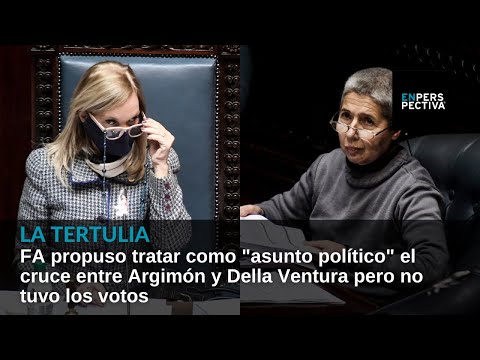 FA propuso tratar como asunto político cruce entre Argimón y Della Ventura pero no tuvo los votos