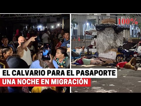Noticias de Nicaragua | Calvario para tramitar pasaporte, una noche en Migración